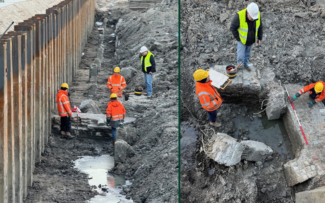 HISTORICAL DISCOVERY AT ROTTANOVA ROTTERDAM CONSTRUCTION SITE